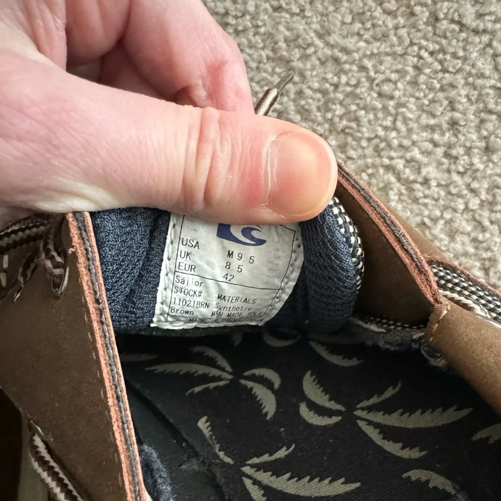 Island surf company boat shoes